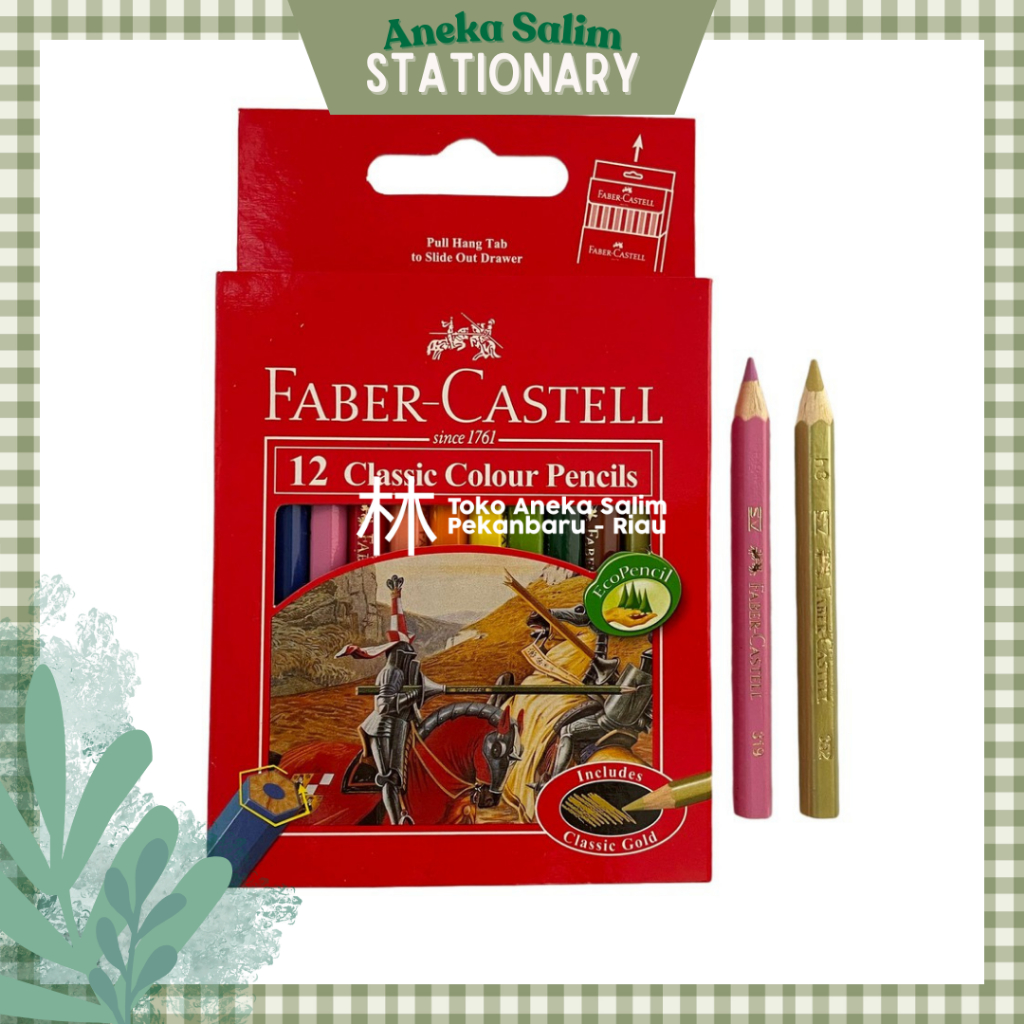 

Anekasalim - Pensil Warna Faber Castell 12 Warna Pendek 115851