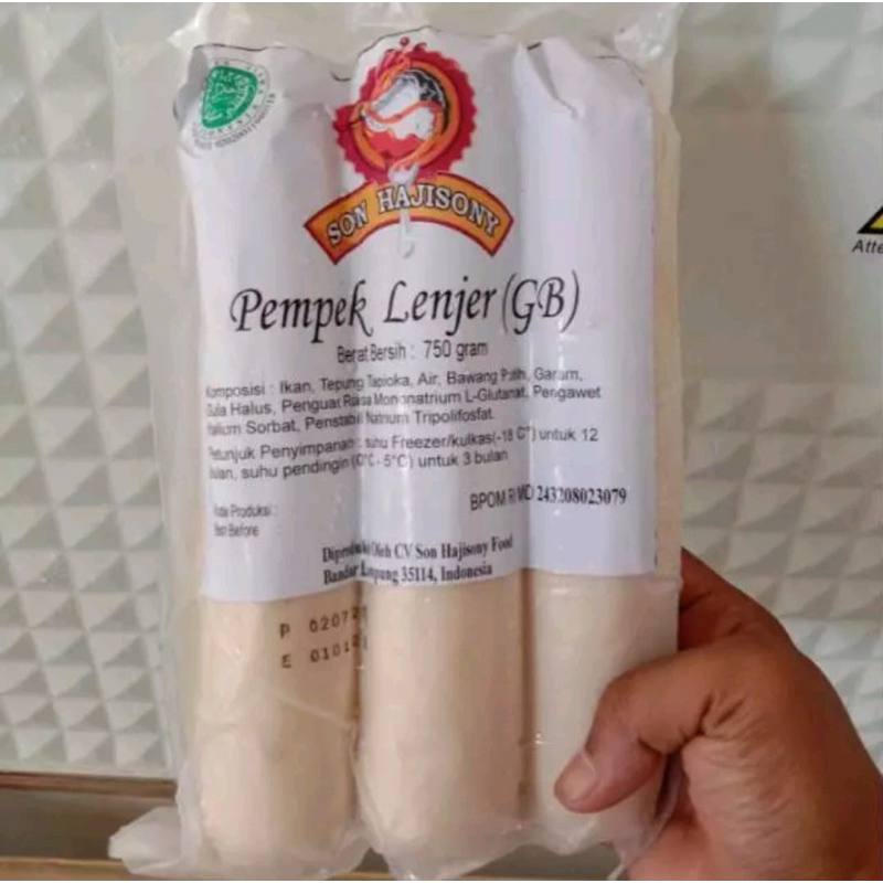 

Pempek lenjer jumbo sonhaji sony lampung