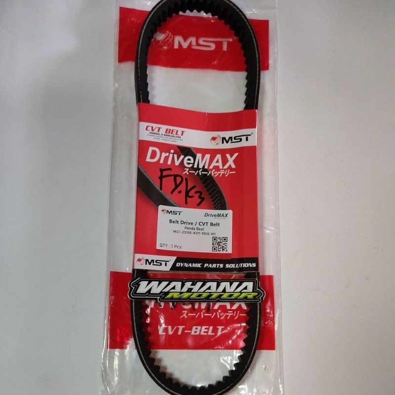 V BLET Tali Belting Tali Kipas Beat Karbu, Scoopy Karbu,Spacy Karbu(KVY) MST/OTOPARTS