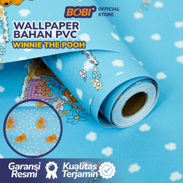 Jual Wallpaper dingding Sticker dingding Motif WINNIE THE POOH Diskon