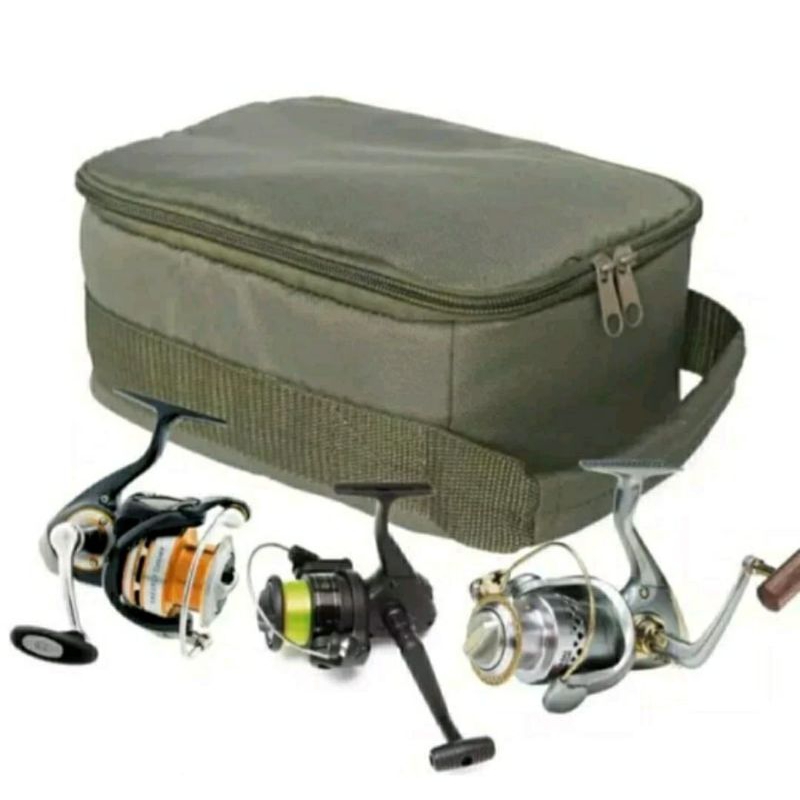 Tas kotak reel pancing simpel tas kotak umpan