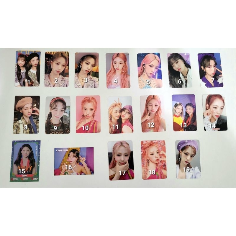 WTS WJSN YEOREUM LUDA SOOBIN YEONJUNG PHOTOCARDS