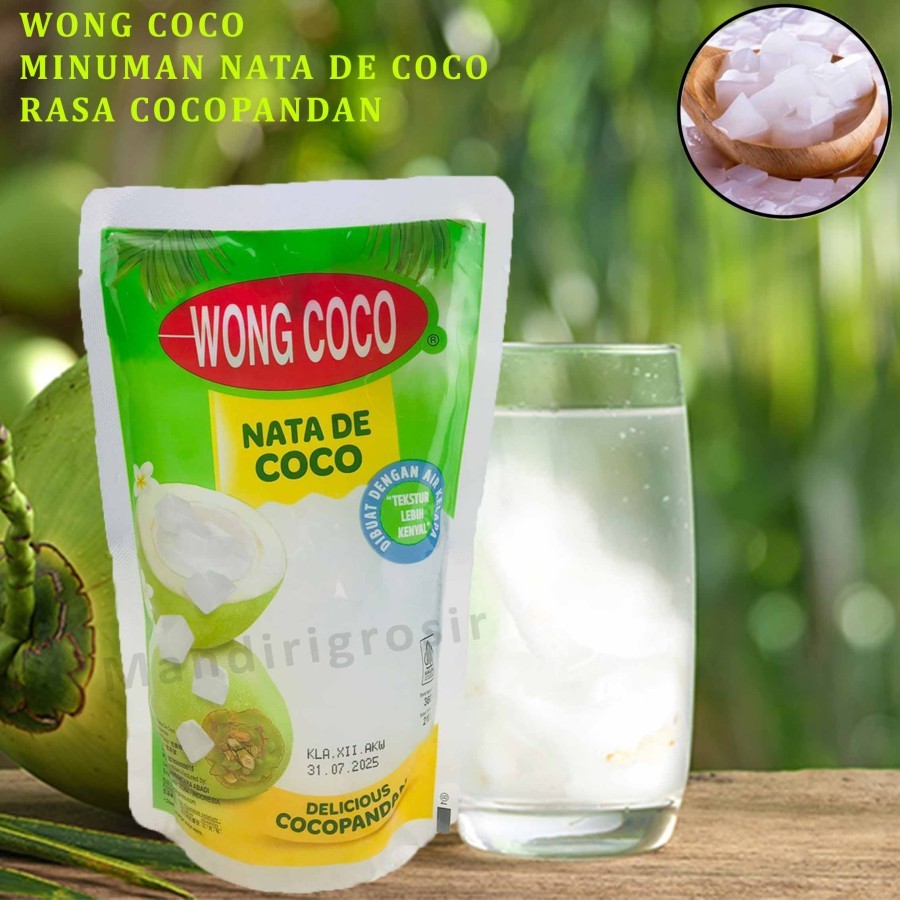 

Nata De Coco * Wong Coco * Minuman Rasa Cocopandan * 360g