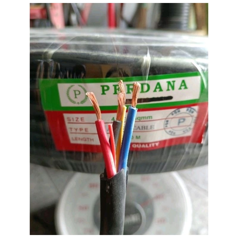 Kabel speaker 4x2,5 Perdana Sound System meteran (1 Meter) / audio kabel