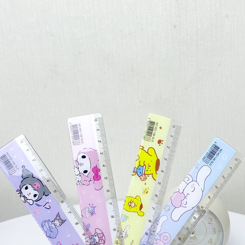 

PENGGARIS SANRIO MURAH / MISTAR 15 CM KARAKTER SANRIO LENGKAP KUROMI MY MELODY CINAMON POMPOMPURIN