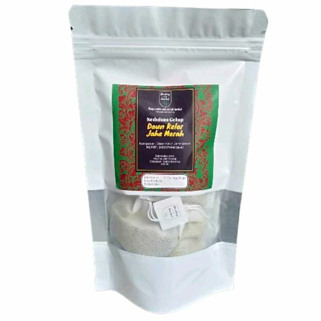 Teh celup kelor jahe merah - pandan jahe merah