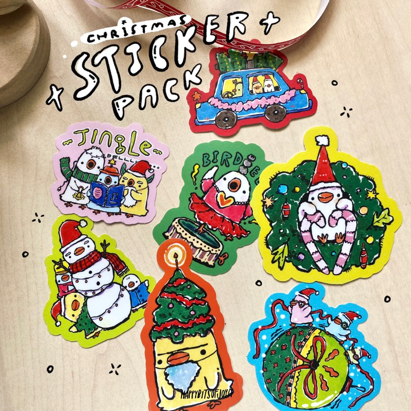 

Christmas Sticker Pack- Stiker Diecut Natal