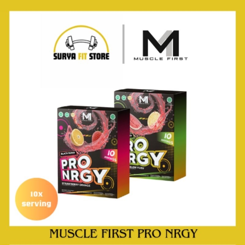 Muscle First Pro NRGY Energy 1 Box 10 Sachet Pre Workout PWO