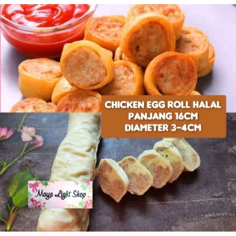 

Chicken egg roll 1 Lonjor egg roll halal bento nugget katsu jepang murah frozen food