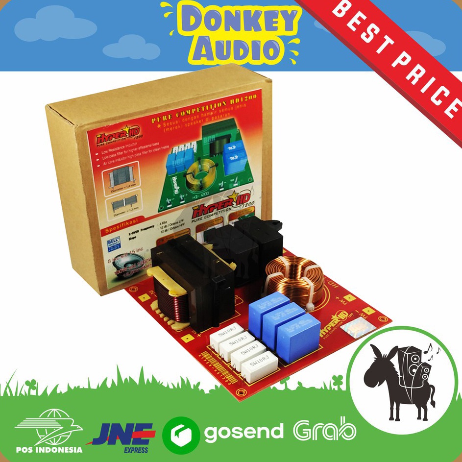 Terkini KCd KIT CROSSOVER 2 WAY HYPER 12 CROSSOVER PASIF 2 WAYS 12W BELL BGR