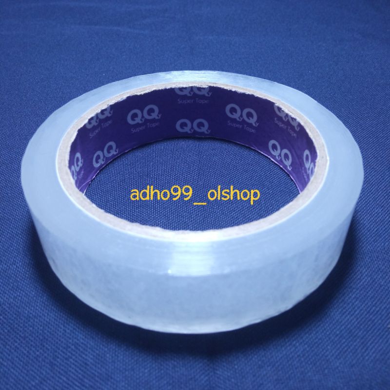 

Lakban Bening QQ 1 inch (24mm) 72 yards, Ekonomis, Top Quality