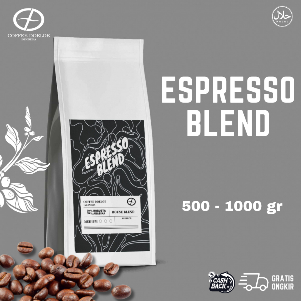 

ESPRESSO BLEND KOPI SUSU ( BIJI KOPI / KOPI BUBUK ) 1 KG