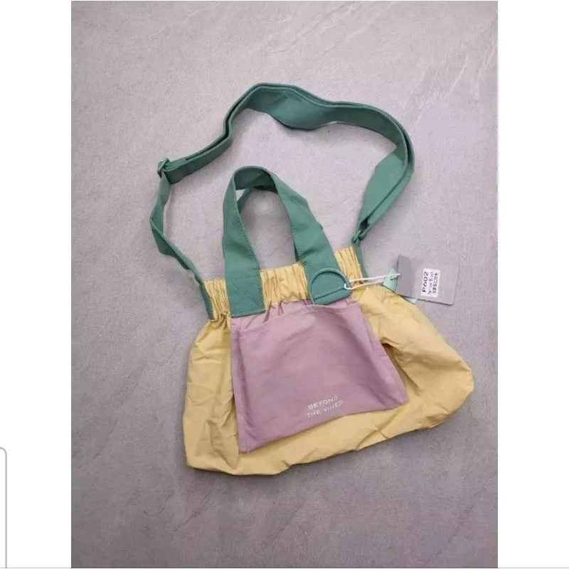 SALE BTV COLOR BOX Tas Dumpling Bag Premium Quality YELLOWBLUSH Size M