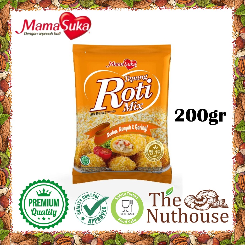

Mamasuka Mix Bread Crumbs / Tepung Roti Campur 200gr