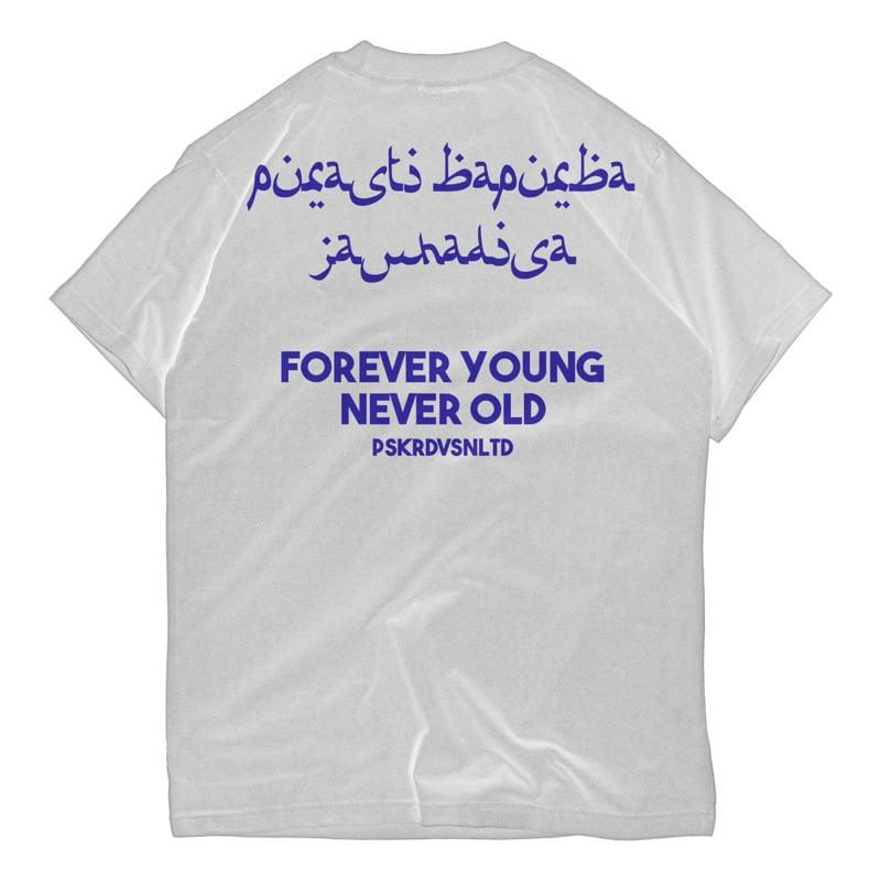 T-Shirt IKS.PI Kera Sakti “PURASTI FOREVER YOUNG” (Free Sticker & Ziplock) - Pskrdvsn.ltd