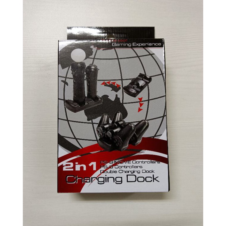 iM CHARGING DOCK STIK PS3 2IN1 CHARGER STIK PS3  SUPPORT STIK PS3 ORIGINAL MESIN o Kemasan Baru