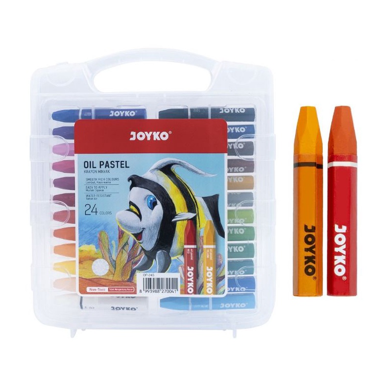 

Harga Murah Crayon JoykoOil pastel Joyko 24 warna 1 set 3D