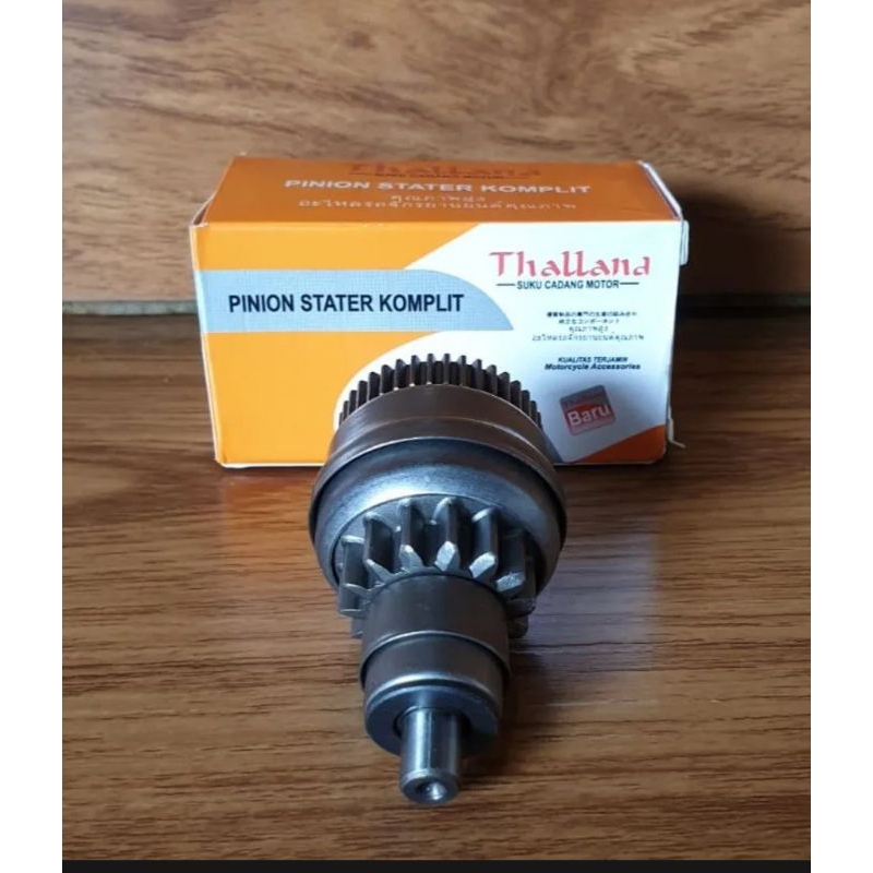 GIGI PINION STARTER THALLAND BEAT KARBU VARIO SCOOPY BEAT FI GEAR STARTER PINION DINAMO STATER BEAT 