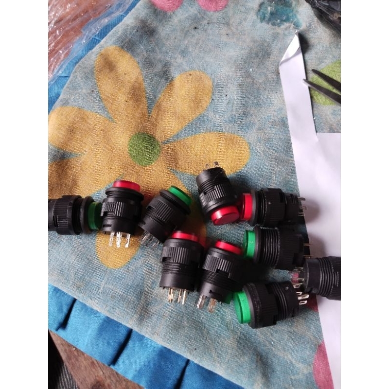 Push Button Push On Switch LED 3A R16 503BD 16mm