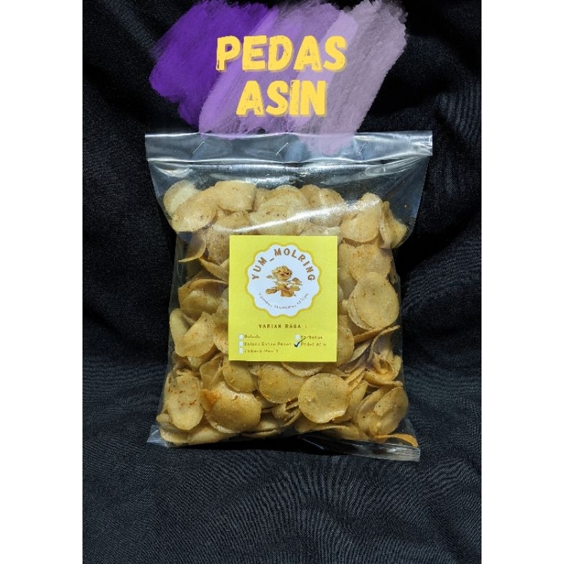 

MOLRING / CIMORING / CIMOL KERING RASA PEDAS ASIN KEMASAN 250g