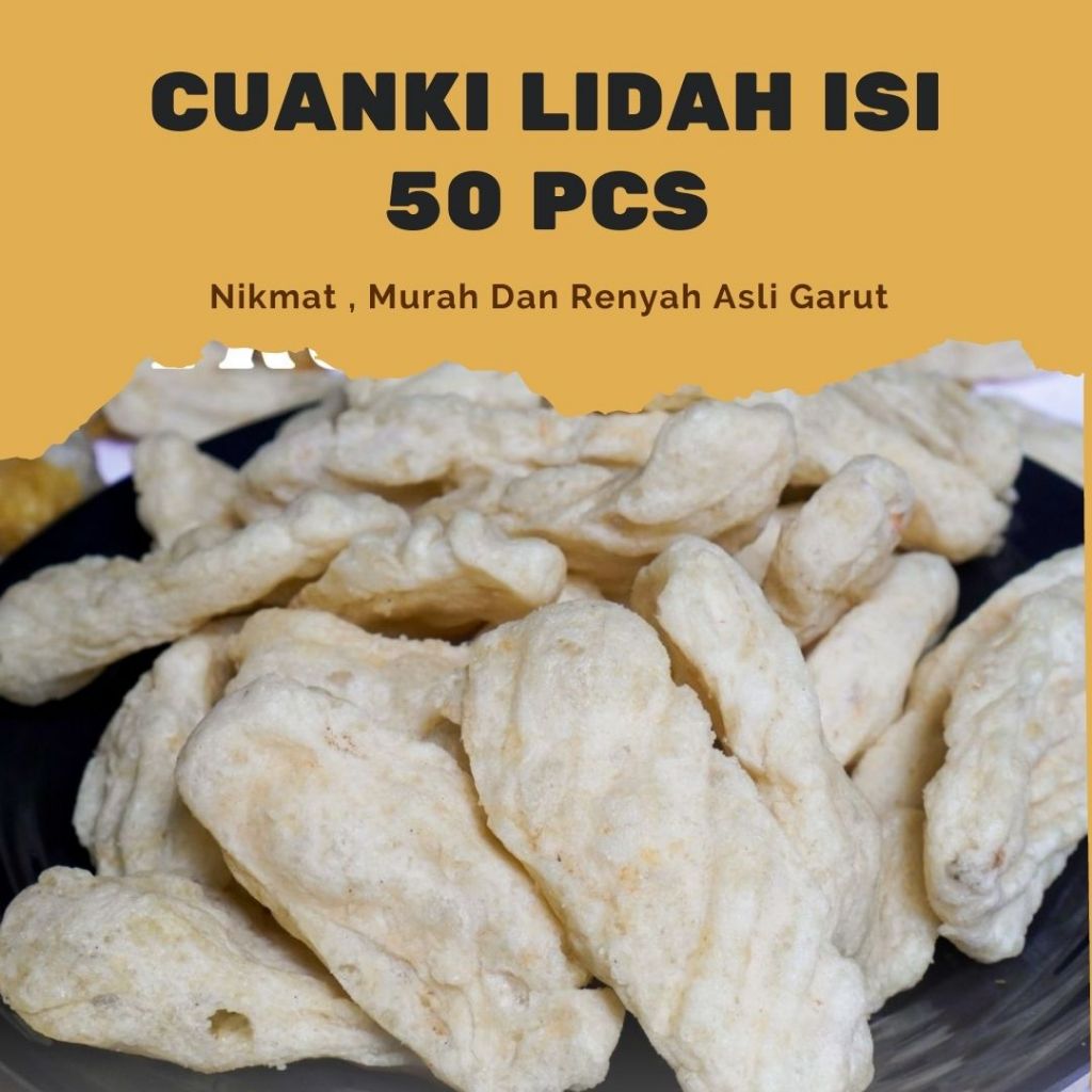 

Cuanki Lidah Topping Baso Aci Boci Seblak Isi 50 Biji