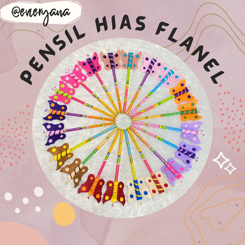 

Pensil Hias Flanel/Hiasan Pensil Karakter