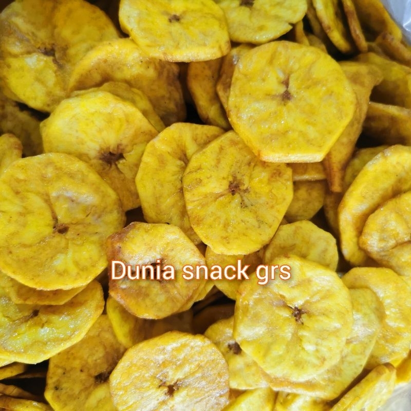 

Keripik Pisang Manis 1kg Rasa Nangka / pisang koin