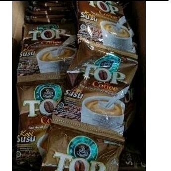 

Top coffe top kopi susu 12 sachet