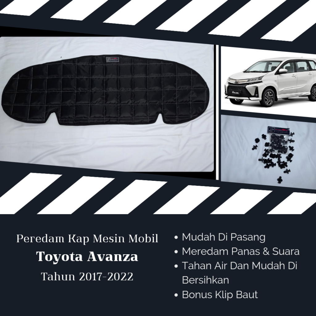 Toyota Avanza 2016-2022 Peredam Kap Mesin Mobil