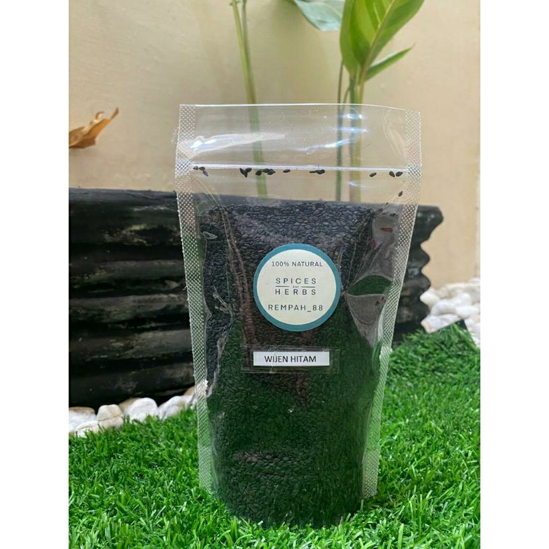 

Biji Wijen Hitam / Black Sesame Seed 250Gram & 500 Gram