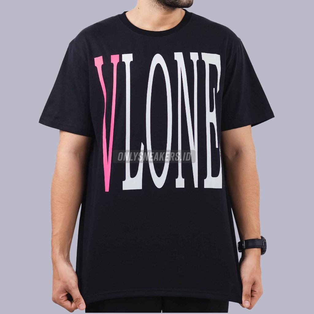VLONE STAPLE CLASSIC PINK BLACK TEE