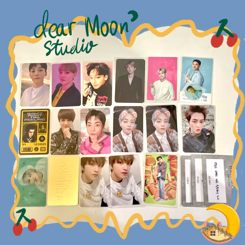 READY PHOTOCARD SEHUN PC CHEN SENJA PC BAEKHYUN XIUMIN HAECHAN NCT