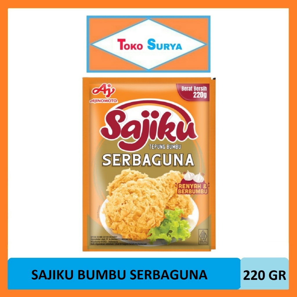 

Sajiku Tepung Bumbu Serbaguna 220 Gr