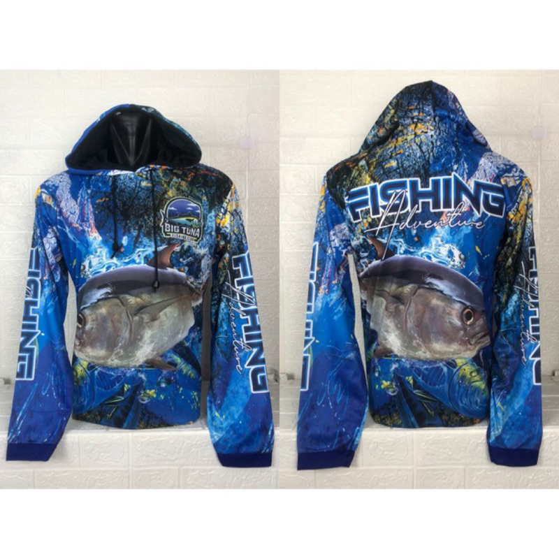 Kaos kupluk jersey mancing mania printing dewasa