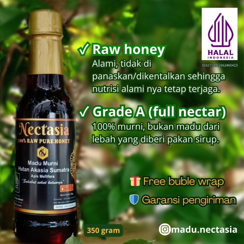 

madu hutan akasia asli murni Nectasia 350gram