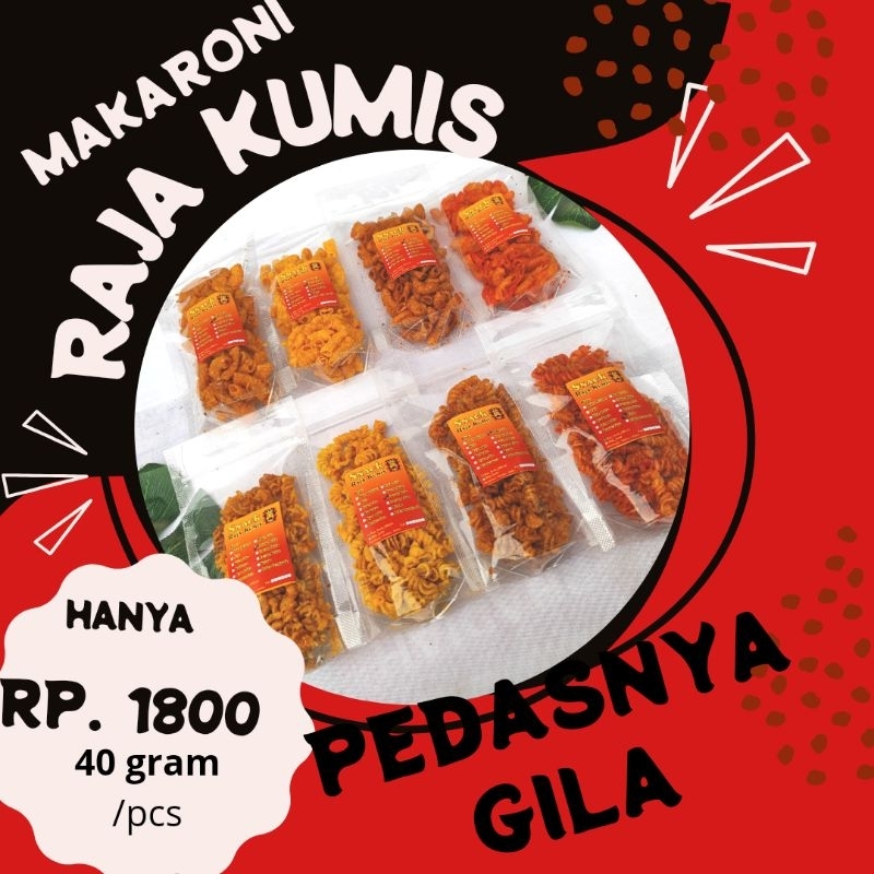 

MACARONI Bantat & Spiral 40 gram RAJA KUMIS