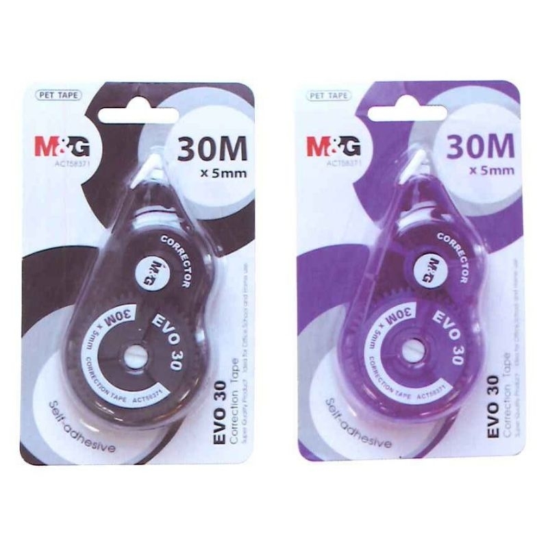 

M&G Correction Tape/ tip Ex Kertas /Pita Panjang / Non-toxic 30m x 5mm EVO 30 - ACT58371