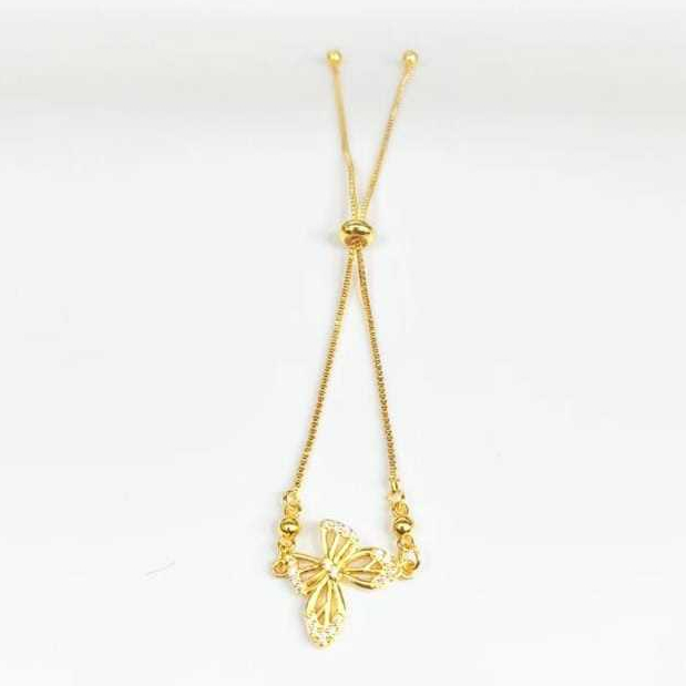 Gelang Serut Gold 3 Model Realpict Berlapis Emas 24 Karat New 2024