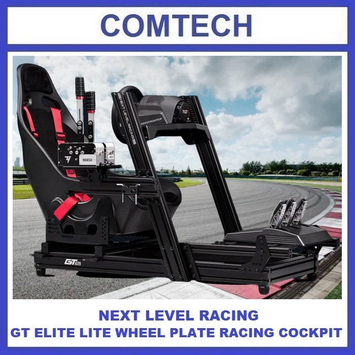 Next Level Racing GT Elite Lite Wheel Plate Edition Kursi Chair Simulator Sim Game Gaming Geming Gam