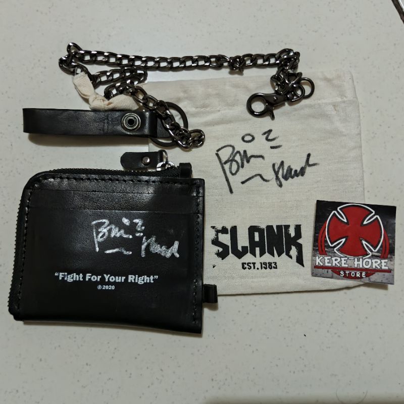 Dompet Slank Est.1983  Dompet Pria Kulit Bison Hitam.