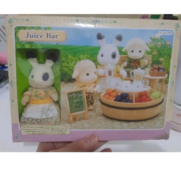Sylvanian Juice Bar hand gripped RARE