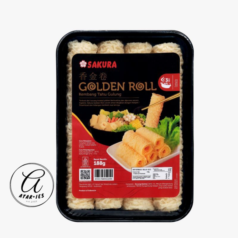 

Sakura Ring Roll Hotpot / Kulit Kembang Tahu Gulung