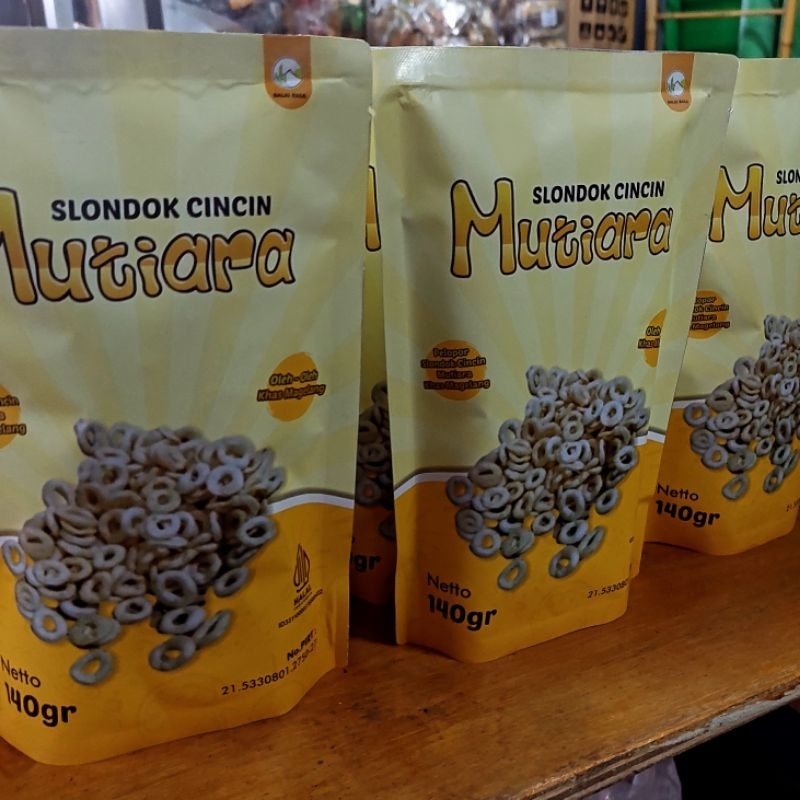 Bonitoop_ Slondok Cincin Mutiara Khas Magelang Asli Pertama Rasa Bawang Asin Gurih Dan Lezat