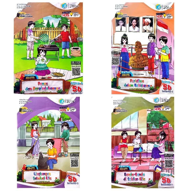 LKS SD MI TEMATIK KELAS 5 TEMA 6 7 8 9 SEMESTER 2 GENAP KURIKULUM 2013 K13 | ZAMRUD