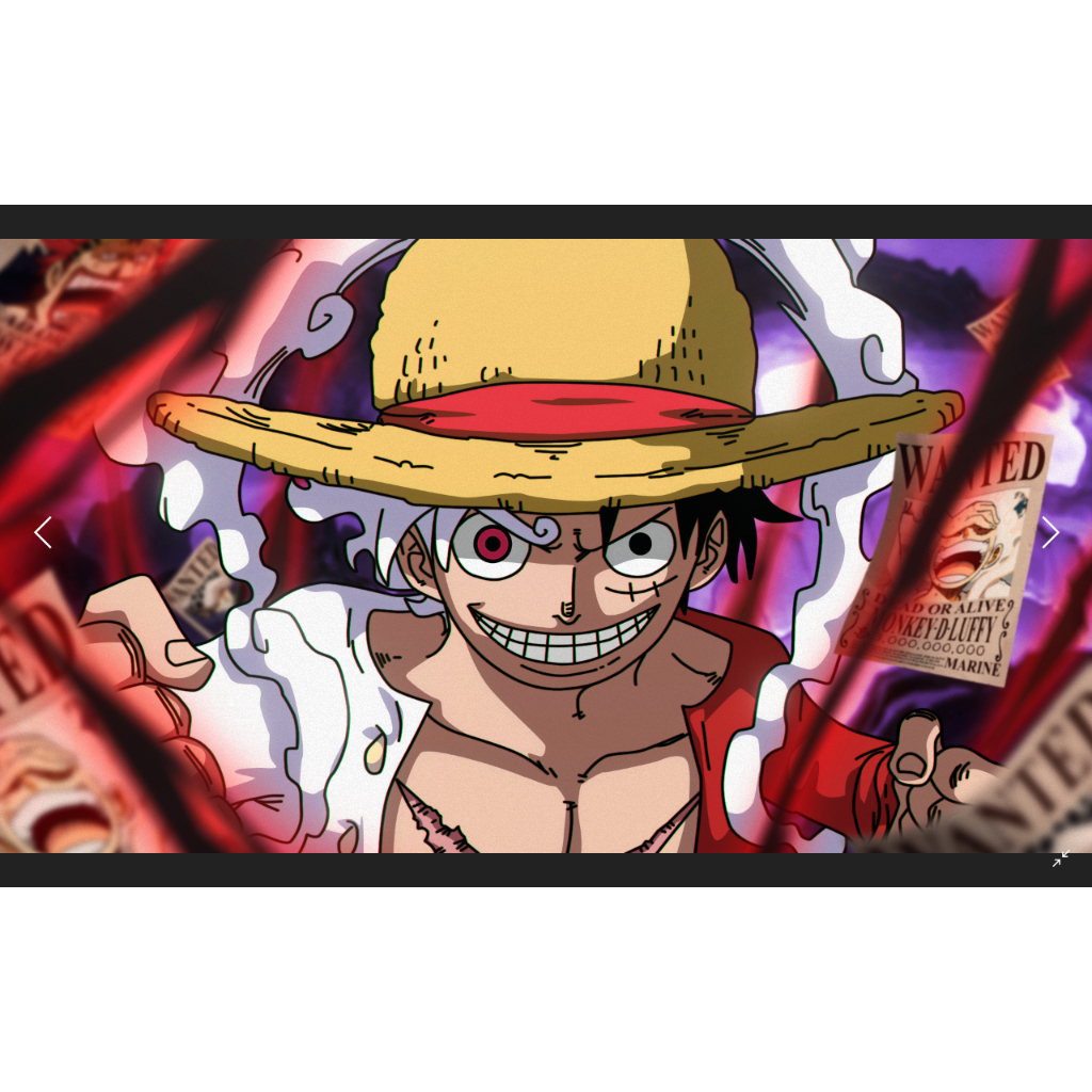 POSTER ONE PIECE LUFFY GEAR 5 A3