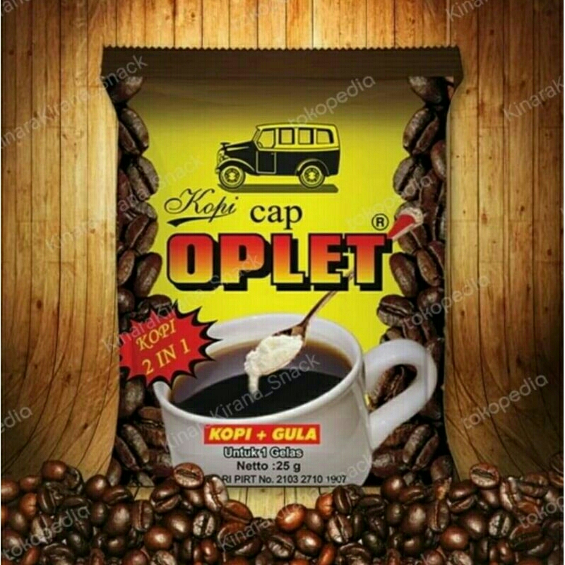 

Kopi Cap Oplet+Gula