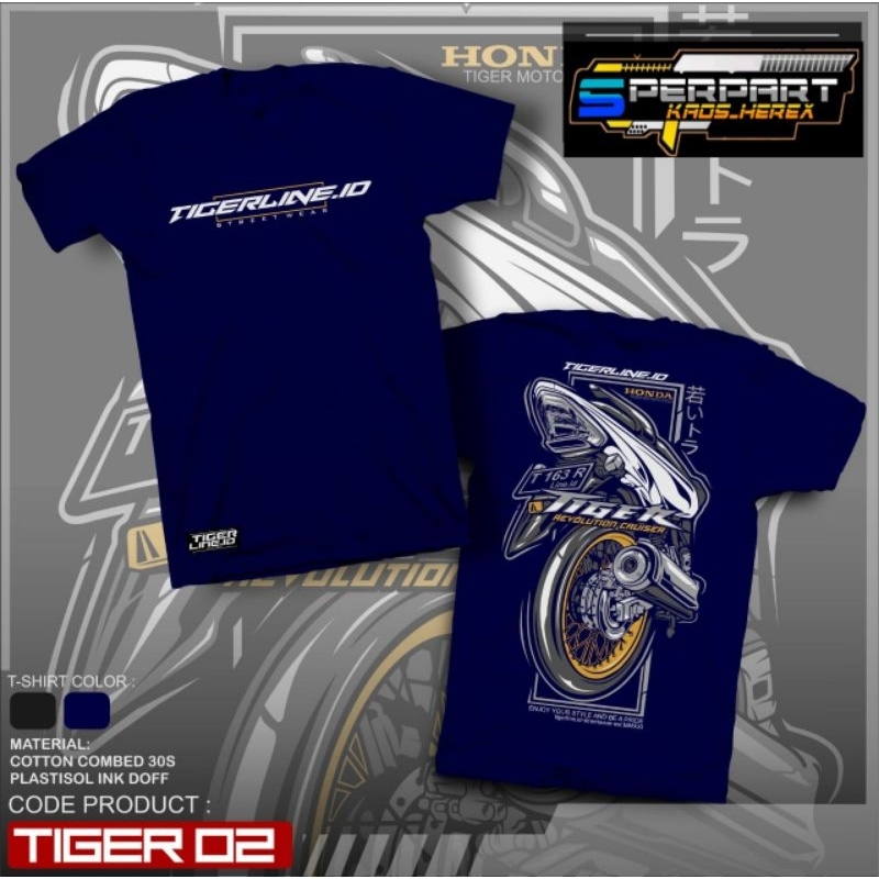 (COD) T-SHIRT KAOS TIGER GL200 NEW ORIGINAL