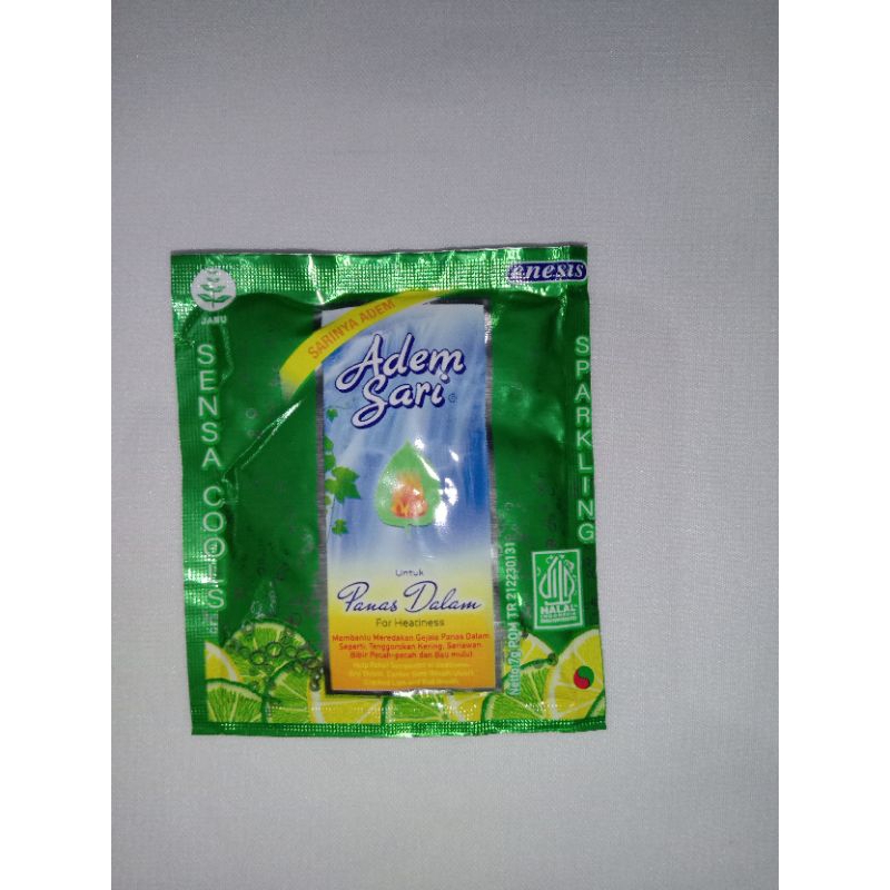 

ADEM SARI KEMASAN SACHET 1 PCS*7GR