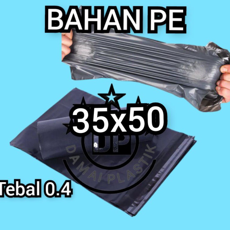 

Baru Plastik Packing Olshop Online Shop ol on Shop Polymailer Warna hitam 35x5 WL7