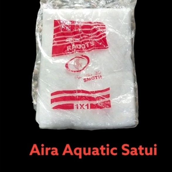 Kapas Filter aquarium 100 x 100 cm 1 x 1 meter kolam koi media filter